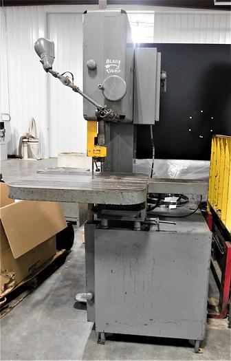 Used 1973 Grob 12" x 18" Vertical Contouring Bandsaw 4V18