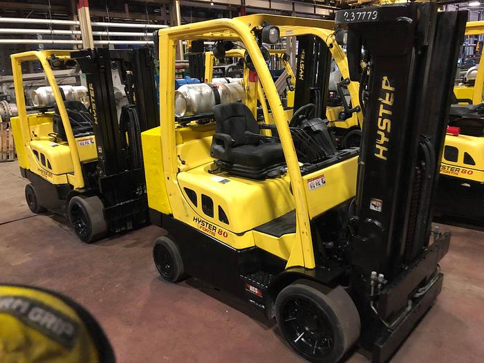 Used 8,000 POUND HYSTER MODEL S80FTBCS MFG. 2013 5,700 HOURS