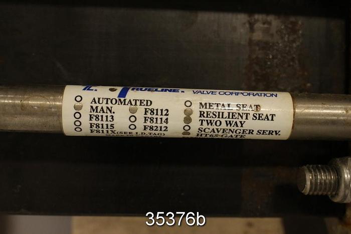 Used Trueline 6" Hand Operated Knife Gate Valve #35376