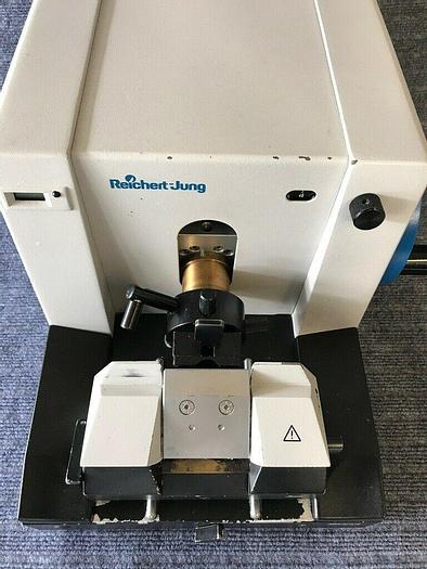 Used Leica Reichert Jung Biocut 2030 Manual Rotary Microtome With Blades