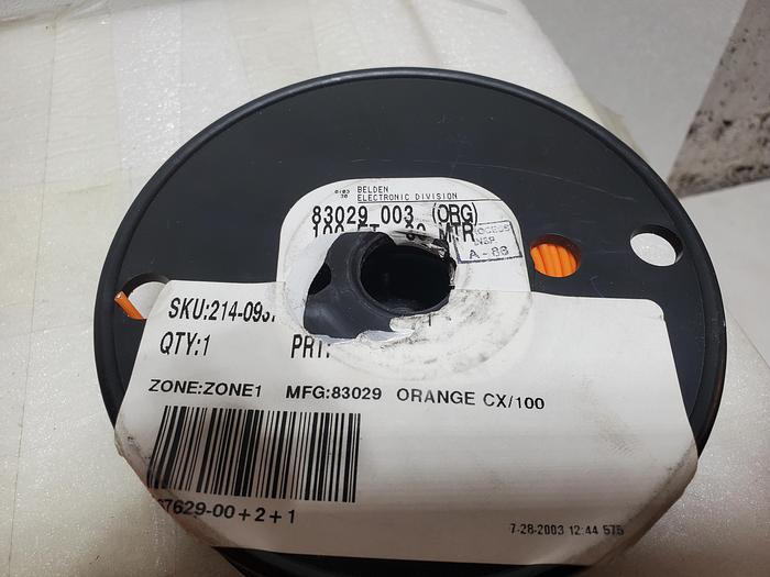 Used Hook-up Wire 18AWG 30.48m 1.98mm Silver Plated Copper 300VAC