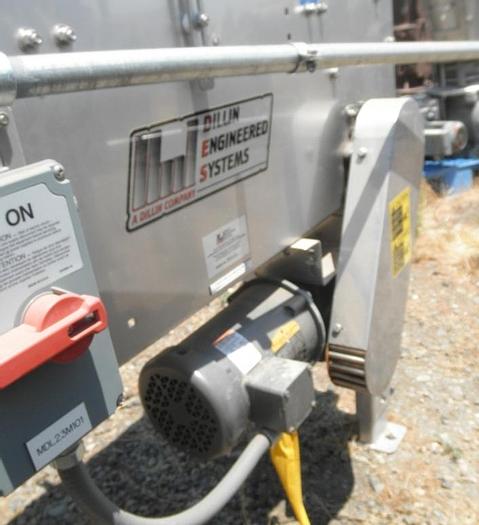 Used Conveyor, Belt, 10" x 15', S/st, Turns #S741214