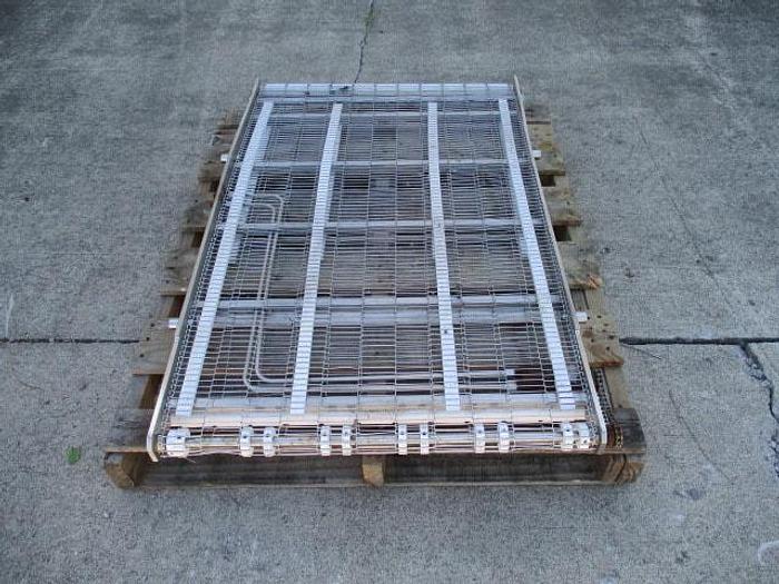 Used Conveyor Section; Wire Belt; 30"Wx4'L