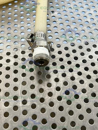 Used SF Medical  CW100 Neutrasil Silicone 129" Hose w/ Compression Fitting to Threaded