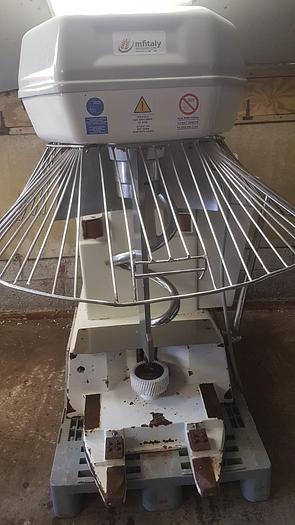 Used 2015 MFItaly srl / Esmach ISE 200 spiral mixer with 2 x 200kg mobile mixing bowls