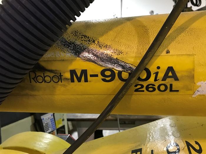 Used FANUC M900iA/260L 6 AXIS CNC ROBOT WITH R30iA CONTROLLER