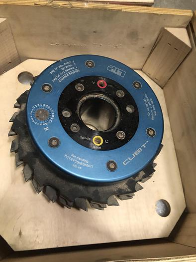 Used ETP CLICK TYPE CUBIT ADJUSTABLE MOULDER HEAD