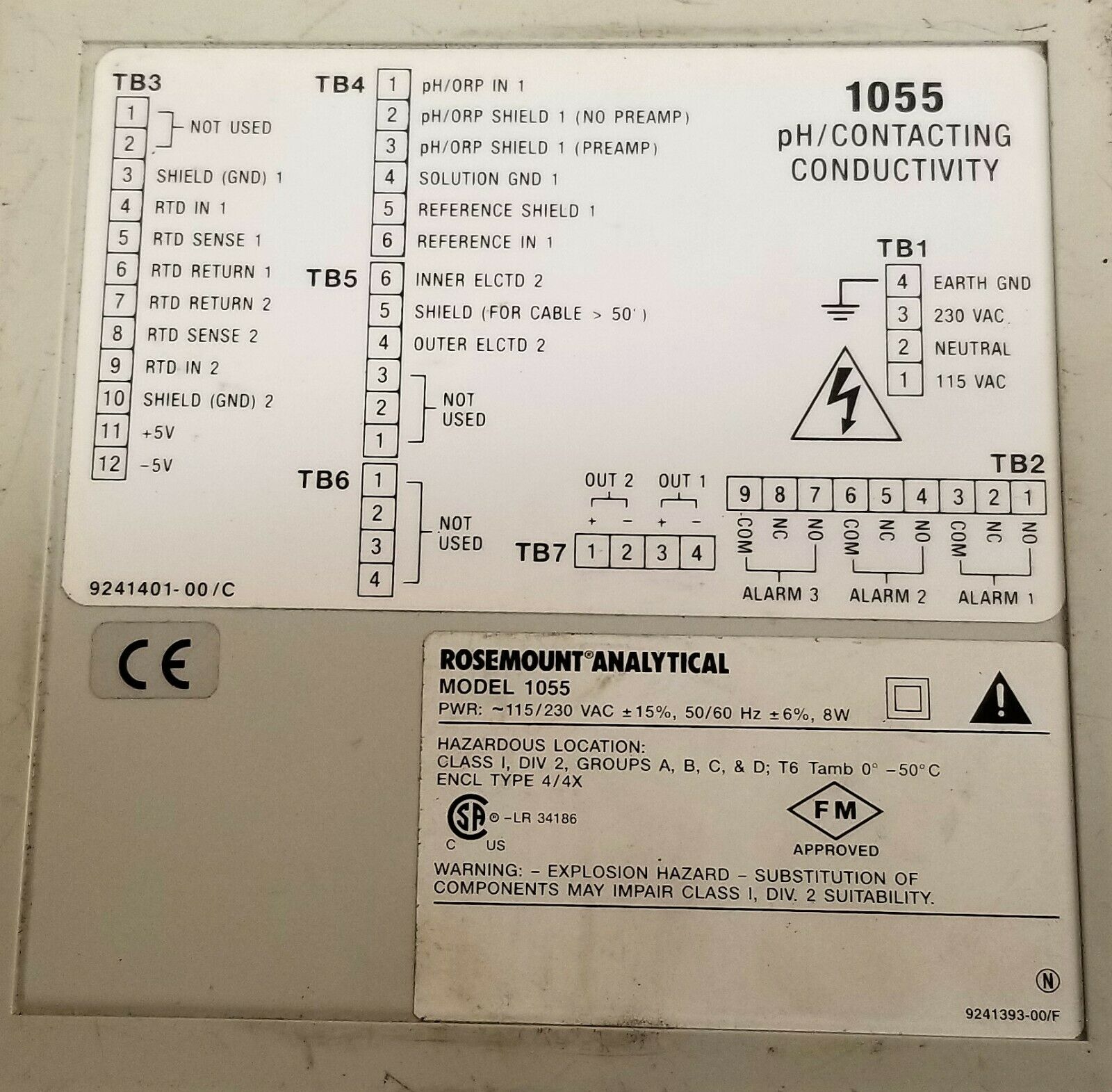 Used Rosemount SoluComp II Ozone Analyzer