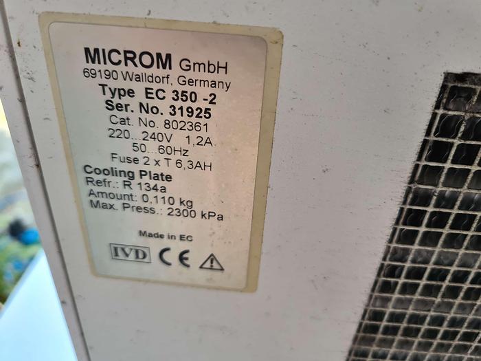 Used Microm EC-350 Modular Paraffin Embedding Center