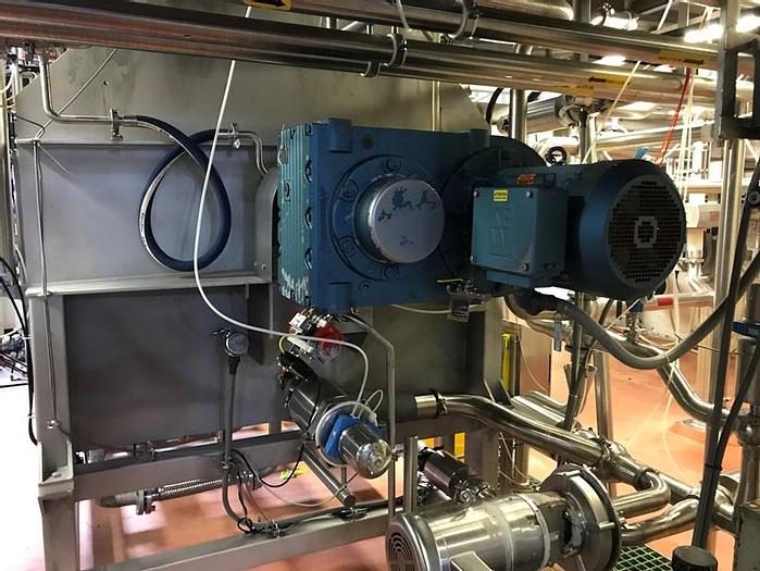 Used 160 CU. FT. BLENTECH RIBBON/PADDLE MIXER - 316 S/S - JACKETED