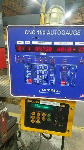 Used Pacific Hydraulic 600 Ton CNC Press Brake, with CNC back Gauge,  Capacity 1/2" X 192", 192" Bed Length