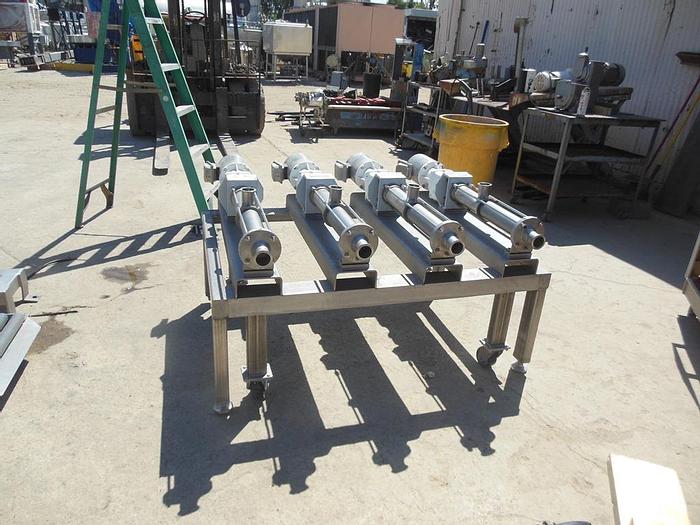 Used Pump, Moyno, 1/2 Hp, 2", S/st, Seepex, Size 5, #S742290