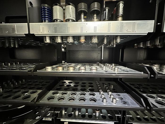 Used 2013  Amada  Acies 2515T Punch/CO2 LASER WITH TOOL LOADER, TOOLING, SPINDLE