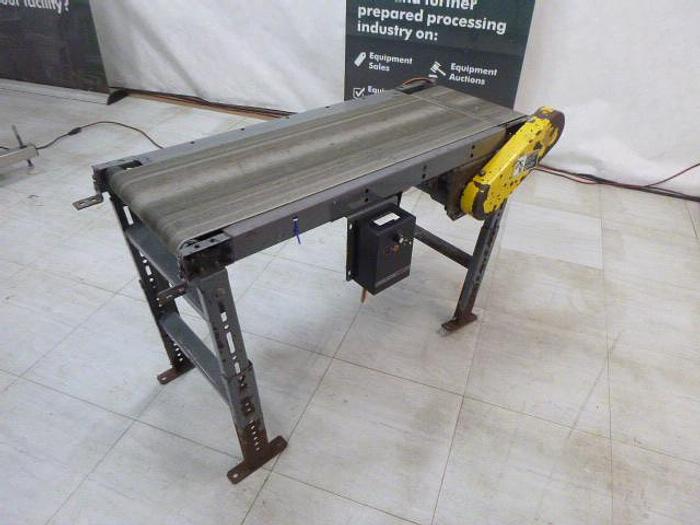 Used Rubber Belt Conveyor; 14"Wx4'L