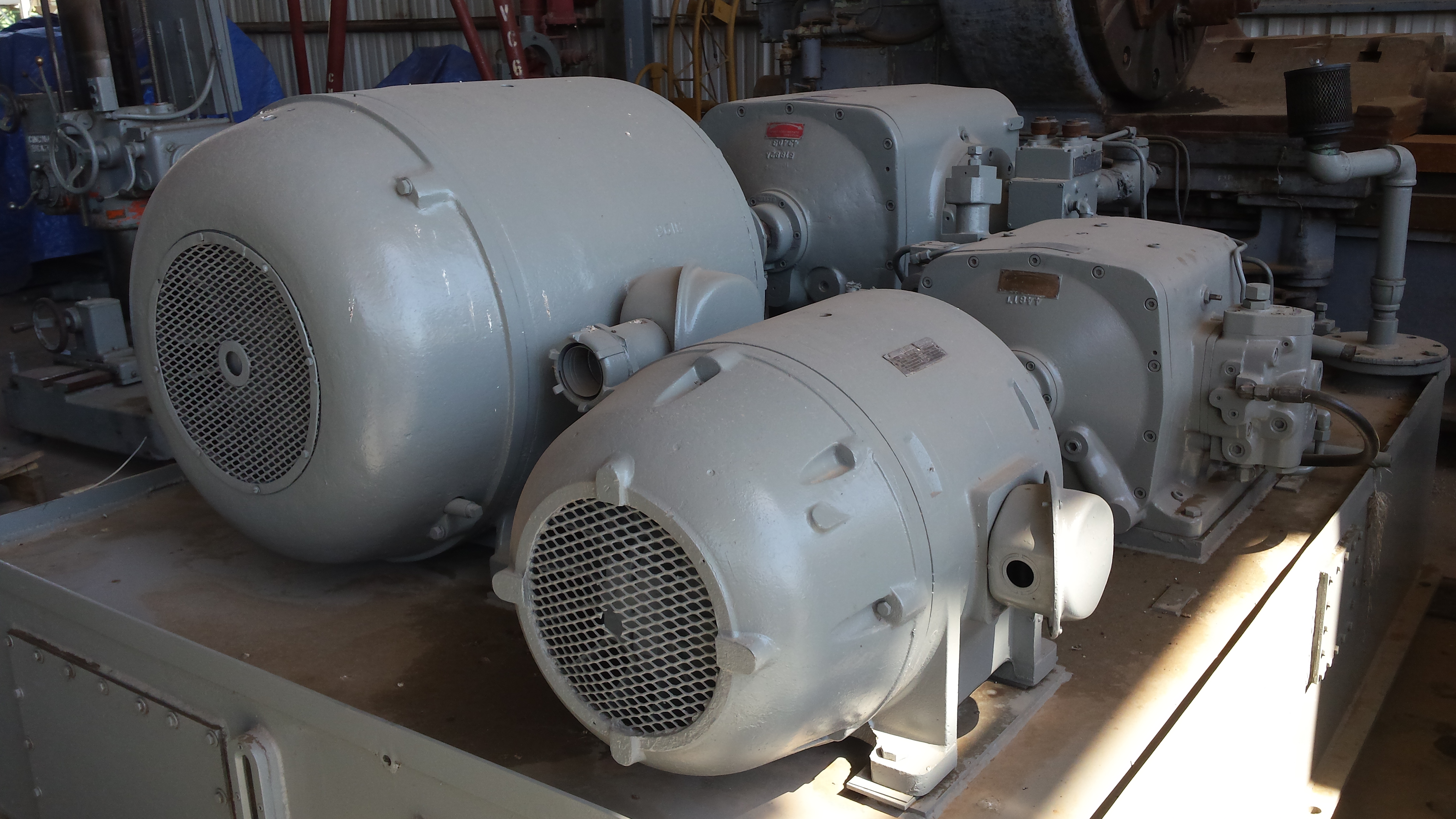 Used Used 160 HP Oilgear “D” Series Hydraulic Power Unit; With Reservoir