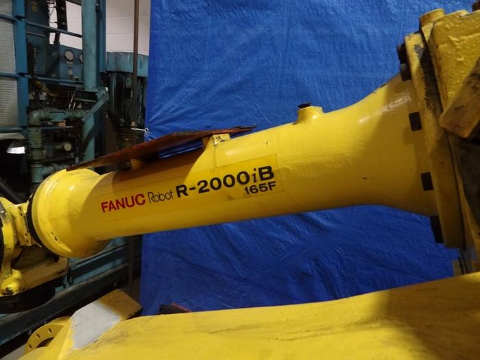 Used FANUC R2000iB/165F 6 AXIS CNC ROBOT W R-30iA CONTROL
