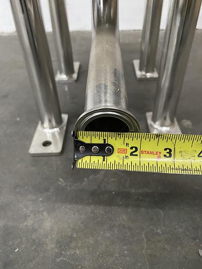 Used CUNO 16ZPB 16" Stainless Steel Cartridge Filter Housing 150 PSI @ 300 °F