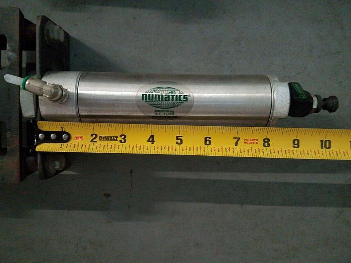 Used Pneumatic Slide Base Linear Movement 4" of Travel on air cylinder