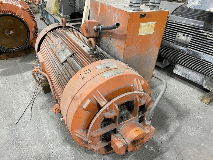 Used 500 HP AC MOTOR 1105 RPM REBUILT 2015