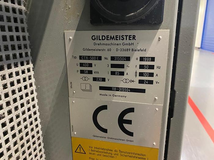 Used 1998 Gildemeister CTX-500 E CNC Lathe
