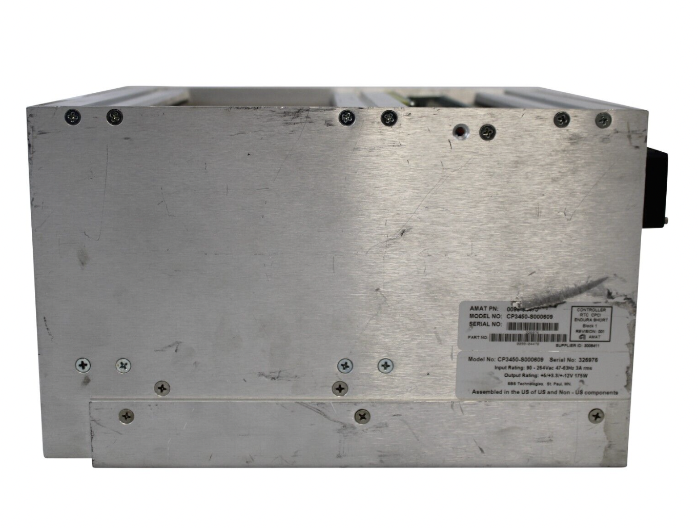 Used AMAT 0090-04470 CONTROLLER RTC CPCI ENDURA SHORT BLOCK REV 1 CP3450-S000609