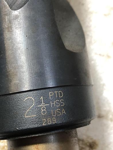 Used PTD HSS 4MT TAPER SHANK DRILL 2-1/8" CAT50 (BRT3)