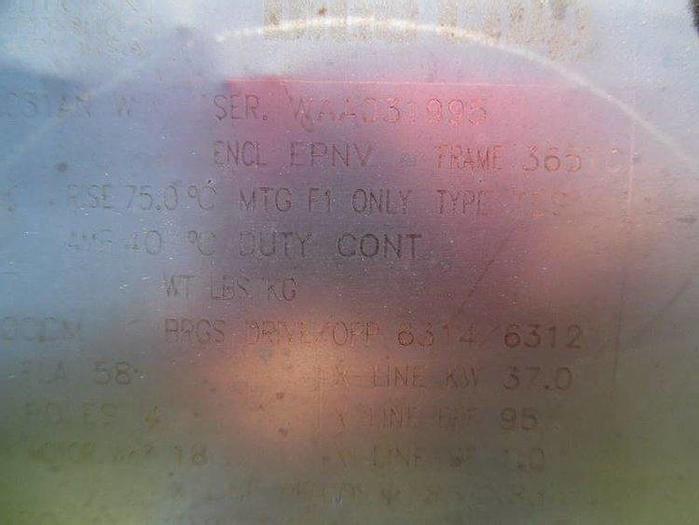 Used 2007 New Electric Motor 3 phase 460 volt