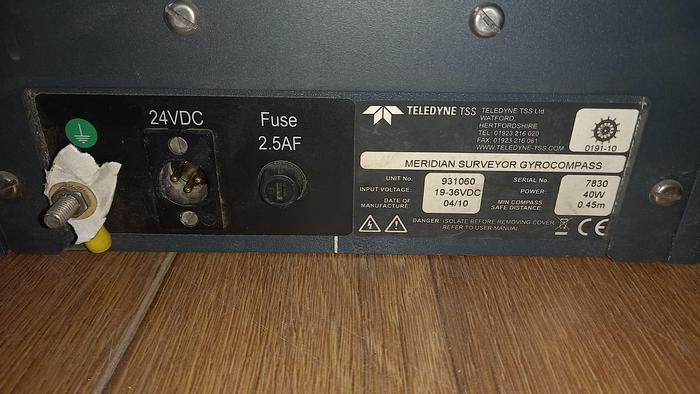 Used Teledyne Meridian Surveyor Gyrocompass