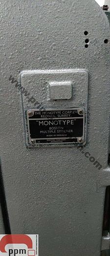 Used Boston Monotype Multi Head Stitcher