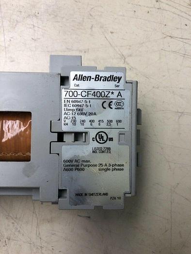 Used Allen Bradley 700-CF400Z*A