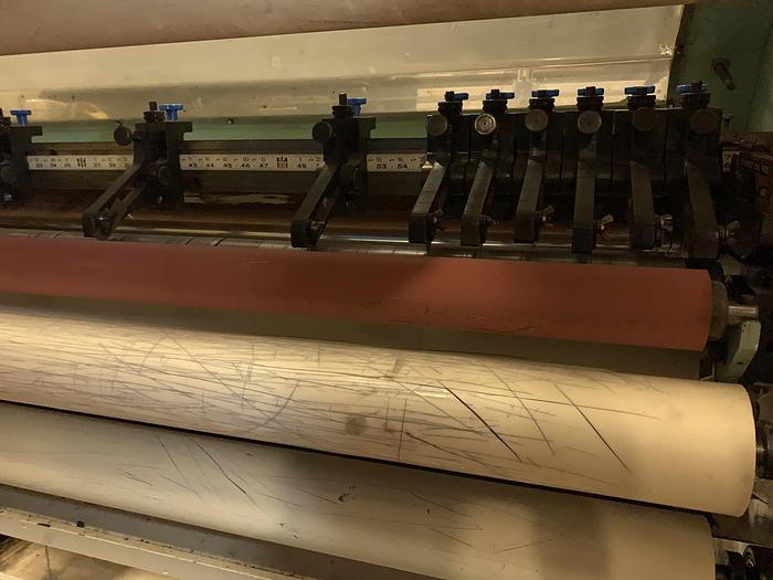 Used 62" TITAN MODEL SR5 CANTILEVERED DUPLEX SLITTER REWINDER 24" OD REWIND