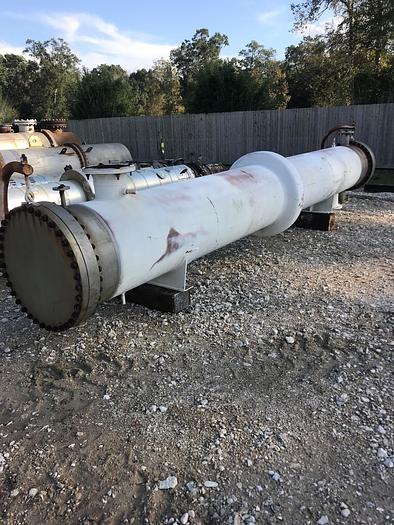 Used Used Ohmstede approximately 1200 sq ft. 316 stainless steel heat exchanger