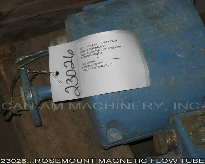 Used Rosemount 8701TSAC05S1 Magnetic Flow Tube, 1/2" #23026