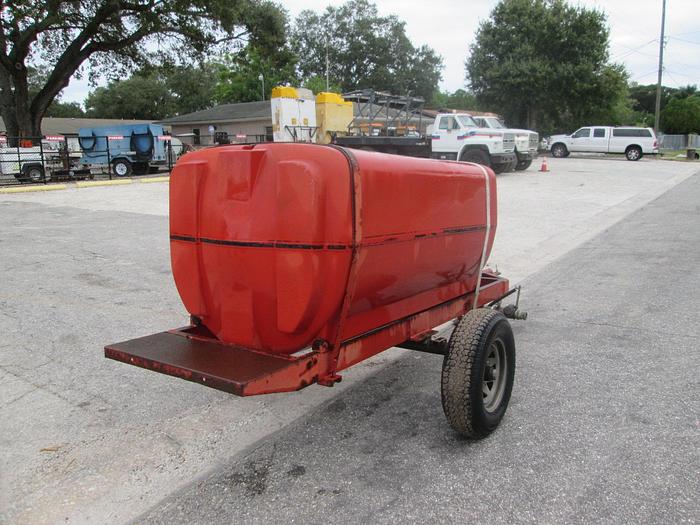 Used 500 Gallon Fiberglass Tank and Trailer