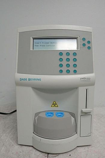 Used Dade Behring PFA100 Platelet Function Analyzer
