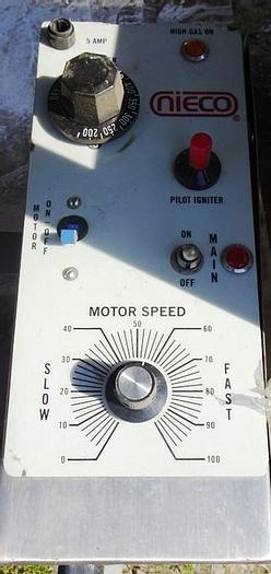 Used Cooker, Broiler, NIECO, Gas, 24" X 24" X 13" #S742866