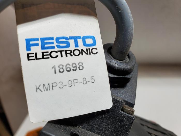 Used FESTO CPV14-GE-MP-4 SOLENOID VALVE MANIFOLD BANK