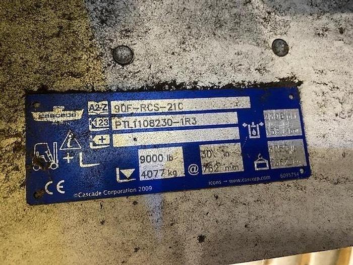 Used 12,000 POUND HYSTER MODEL S120FTPRS PAPER ROLL CLAMP TRUCK FORKLIFT-SOLD