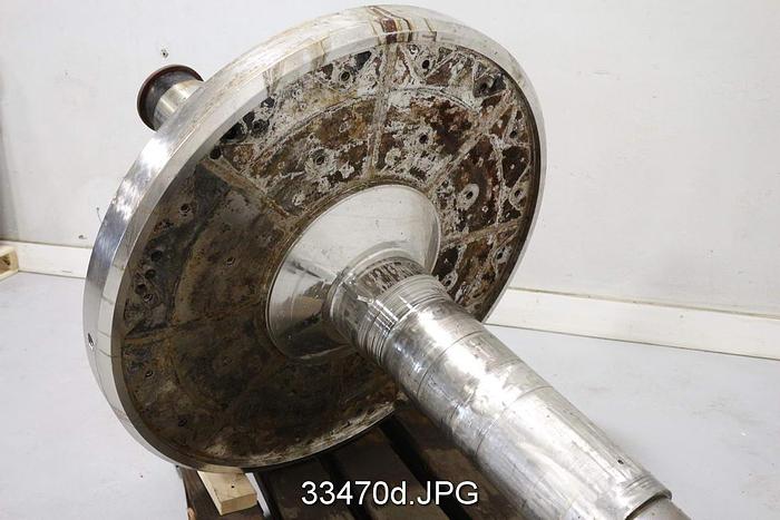 Used Sprout Waldron R42EMAII Twin Flow Refiner Shaft and Rotating Assembly #33470