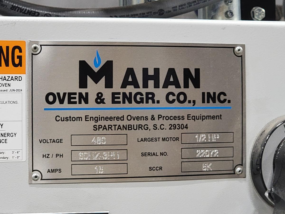 Used 2022 Mohan Over & Engr. Co. 68" Working Width Single Pass Curing Oven 22072
