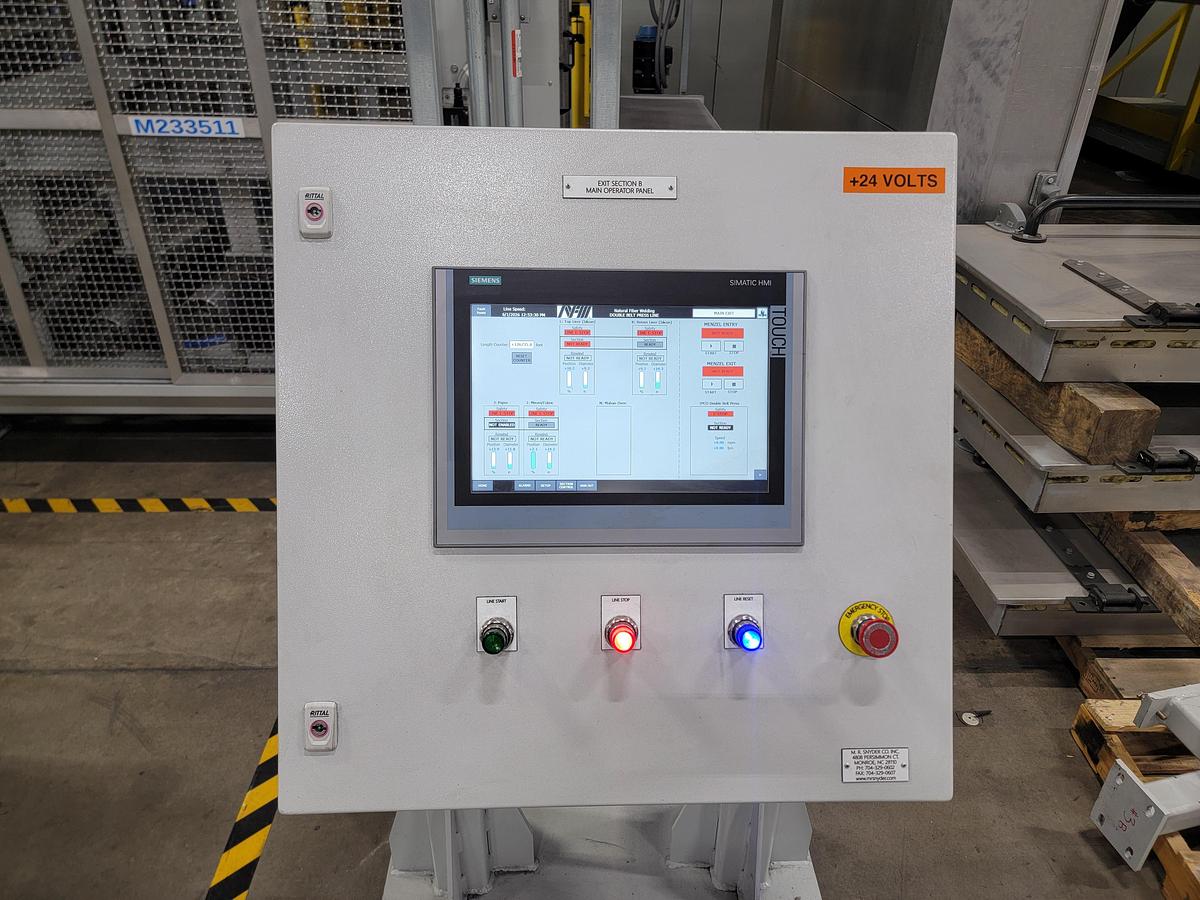 Used 2022 Mohan Over & Engr. Co. 68" Working Width Single Pass Curing Oven 22072