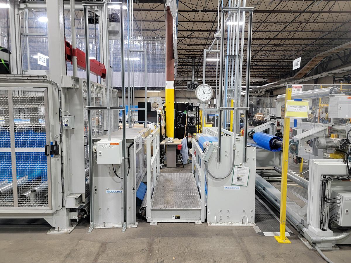 Used 2022 Menzel Two-Position Turret Let-Off and Accumulator Type 73TW01
