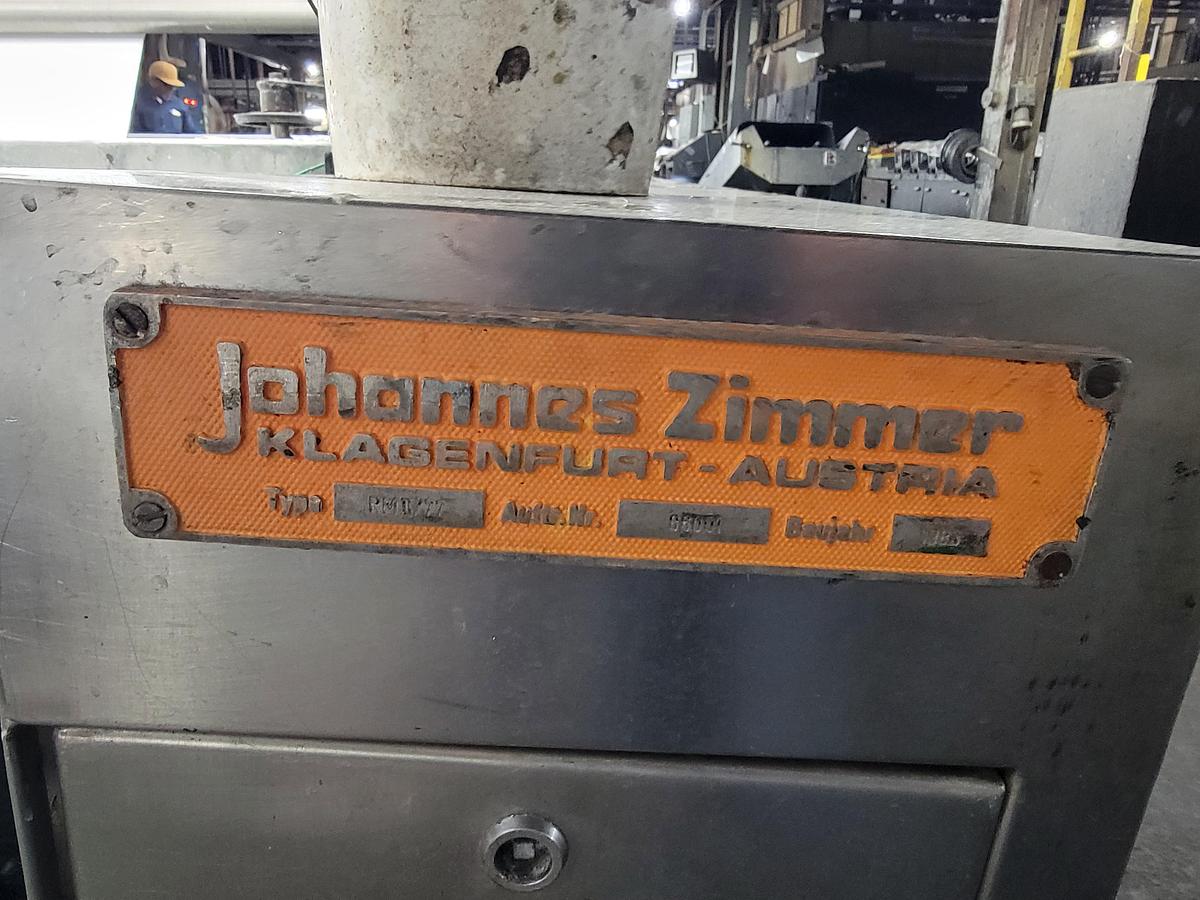 Used Zimmer RM II 77 Print Machine 89” face