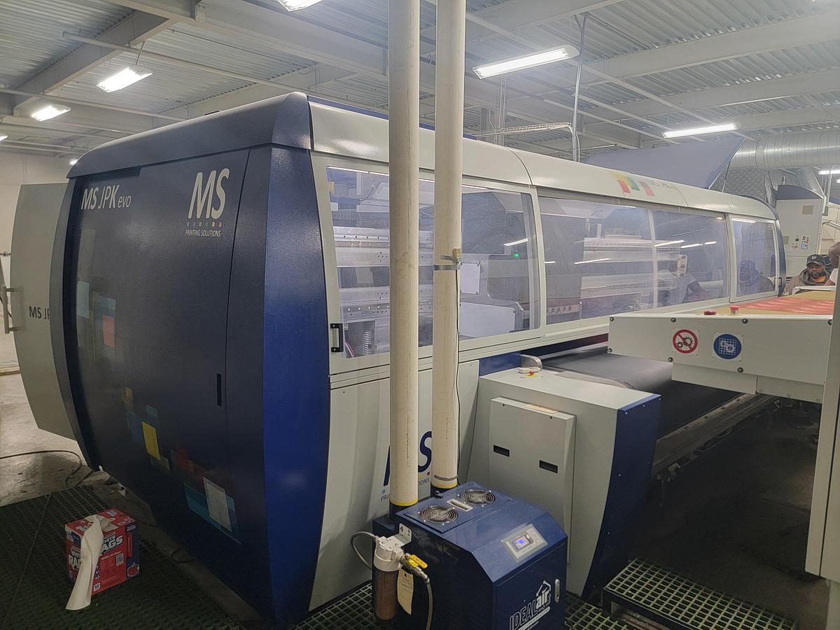 Used MS Printing Solutions 48 Digital Printer Model MS-JPK-EVO 3200mm print width