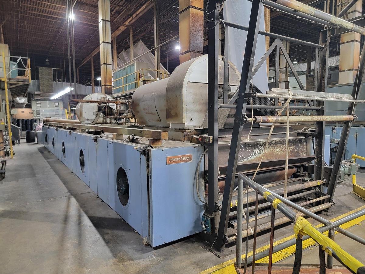 Used Zimmer RM II 78 Print Machine 89” face