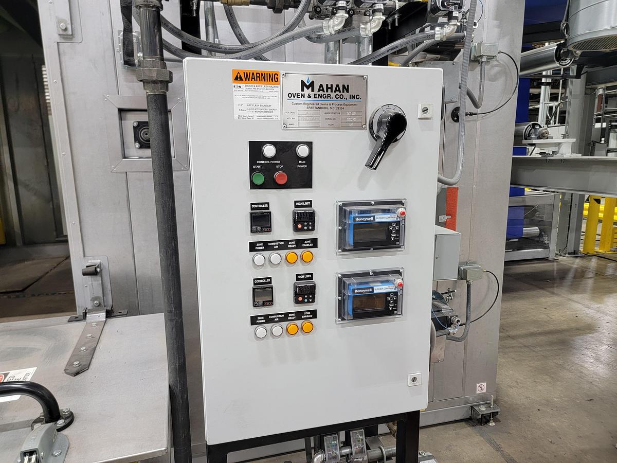 Used 2022 Mohan Over & Engr. Co. 68" Working Width Single Pass Curing Oven 22072
