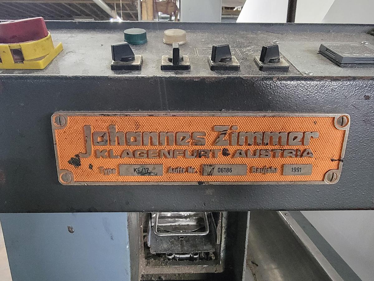 Used Zimmer R/90/27 Print Machine 86” face
