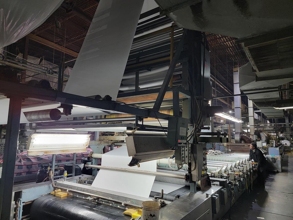 Used Zimmer RM II 77 Print Machine 89” face