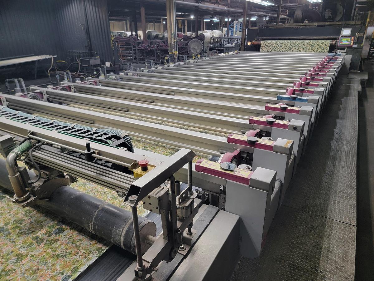 Used Stork RD Pegasus Print Machine 136” face
