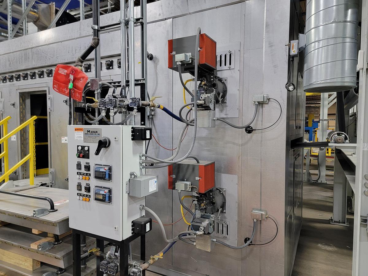 Used 2022 Mohan Over & Engr. Co. 68" Working Width Single Pass Curing Oven 22072